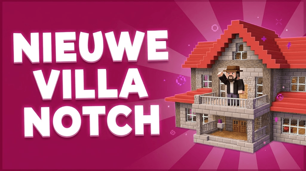Nieuwe villa Notch nu ook in Minecraft