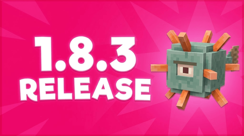 Minecraft 1.8.3 release