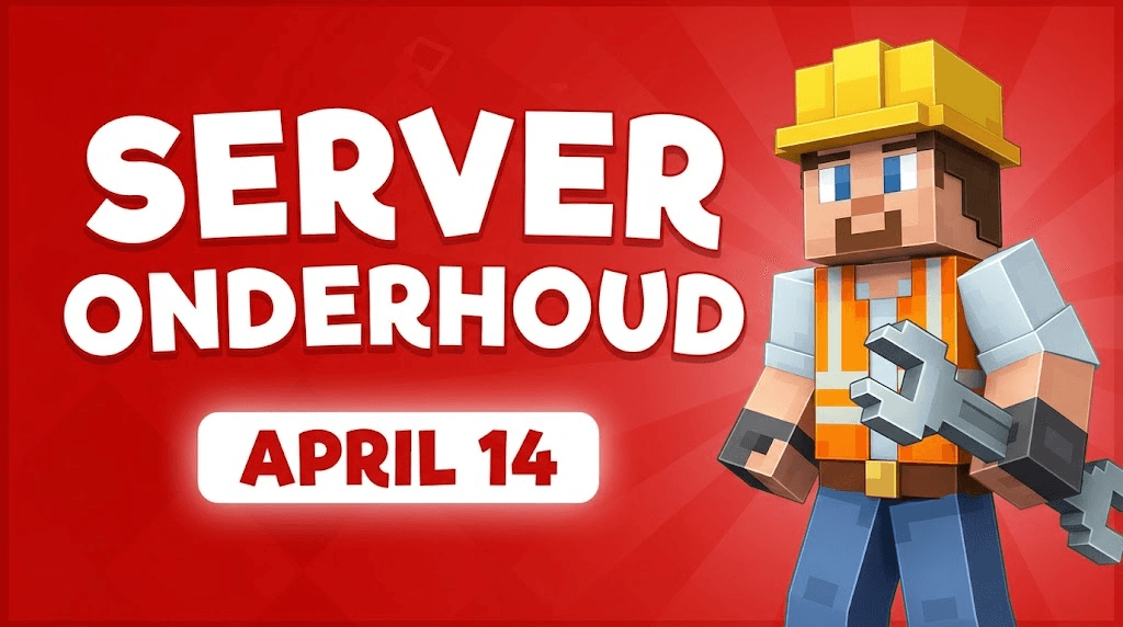 Mojang 14 april server onderhoud