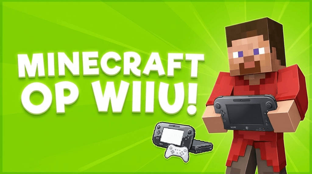 Minecraft komt naar de WiiU!