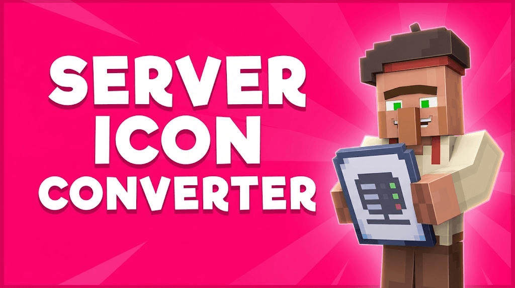 Minecraft server icon converteren