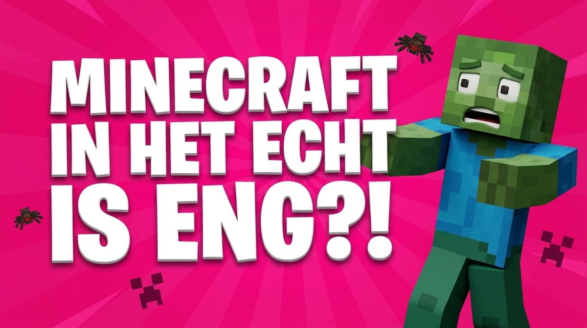 Minecraft in het echt is eng?!
