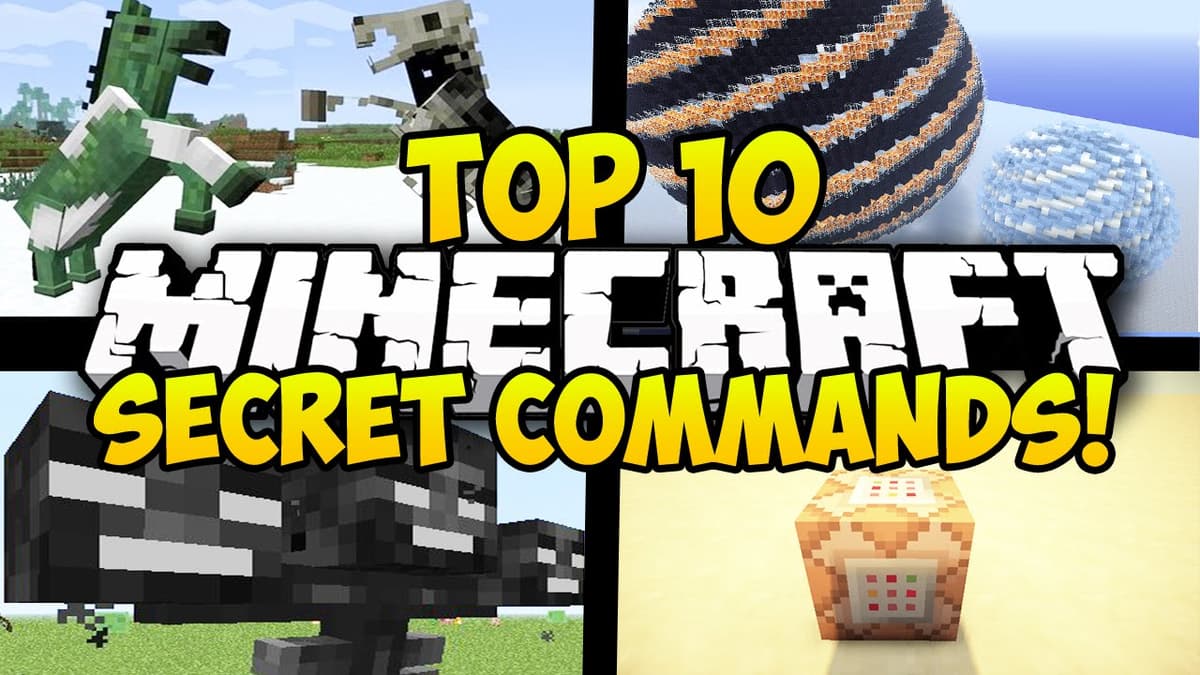 De geheime commando's van Minecraft die je moet weten ➡️