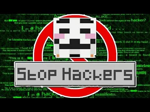 Hoe bevelig je jouw Minecraft server en beschermen tegen hackers.