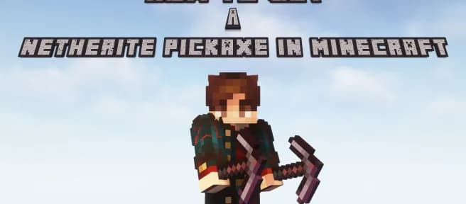 Hoe maak je een Netherite houweel in Minecraft (2023)?