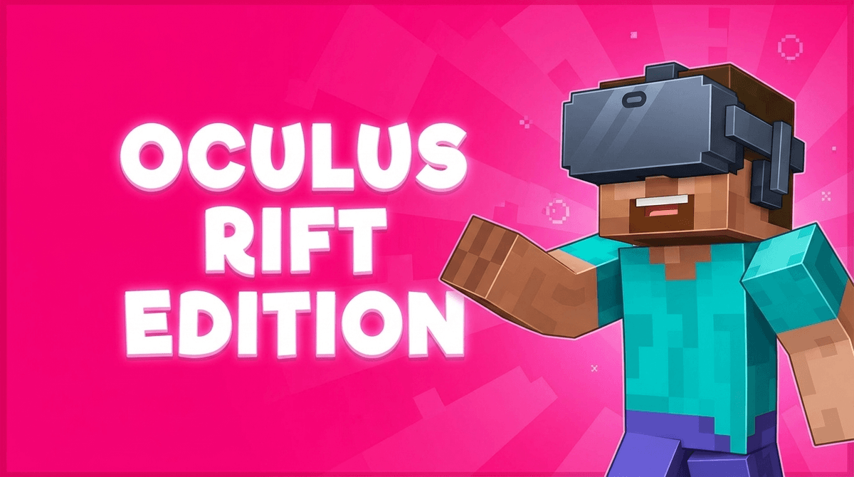 Minecraft nu beschikbaar op Oculus Rift (virtual reality)