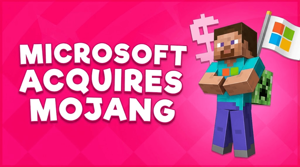 Mojang is overgekocht door Microsoft