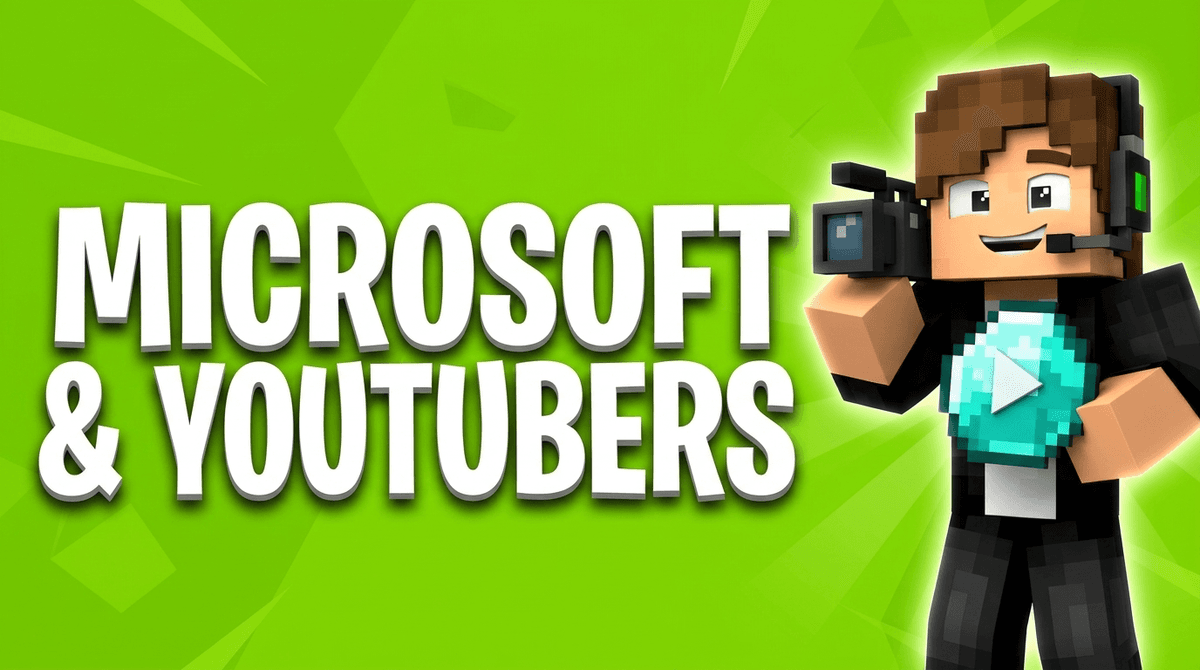 Microsoft wilt Youtubbers niet in de weg zitten