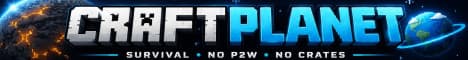 CraftPlanet - Survival  (NO P2W) banner