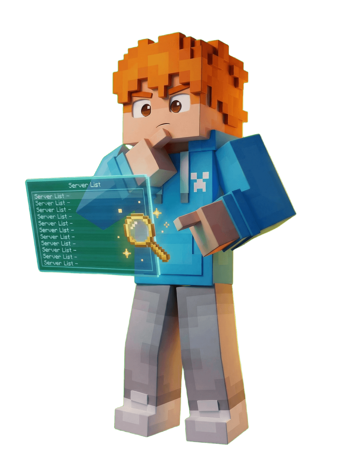 Stap 2: Kies een Minecraft server uit de serverlijst