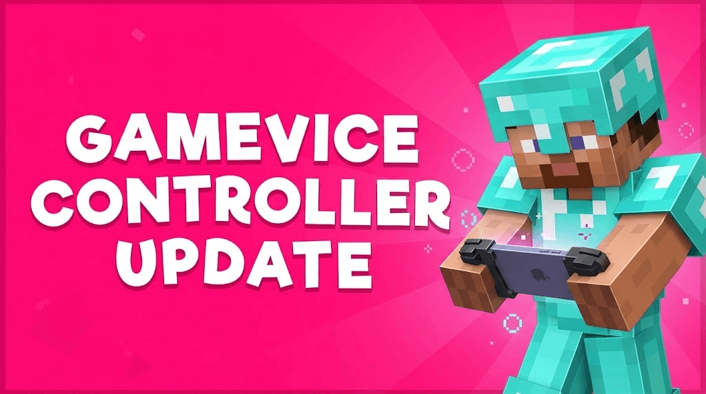 Minecraft Mobile spelen met de Gamevice controller!