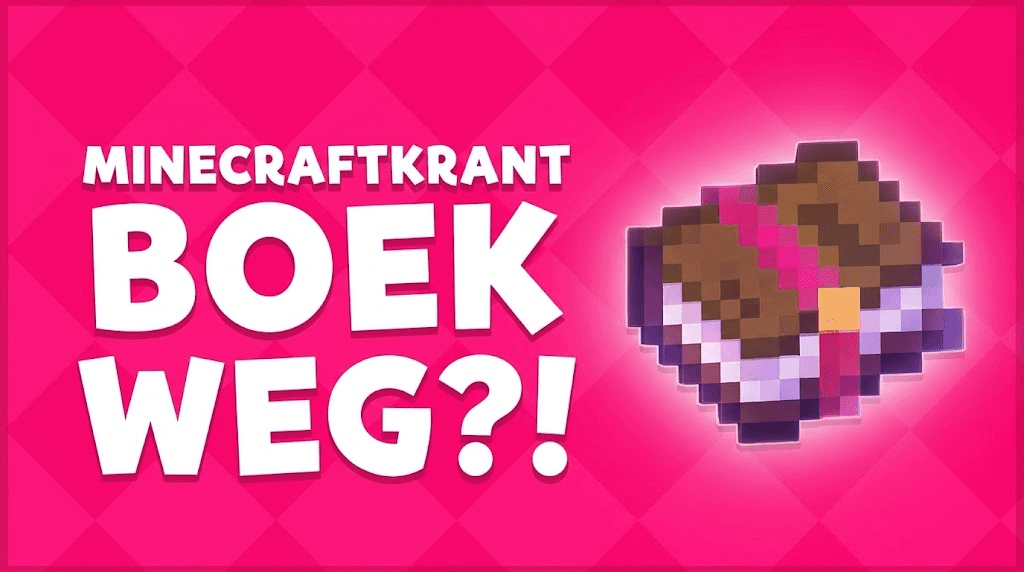 Minecraftkrant geeft een boek weg?!