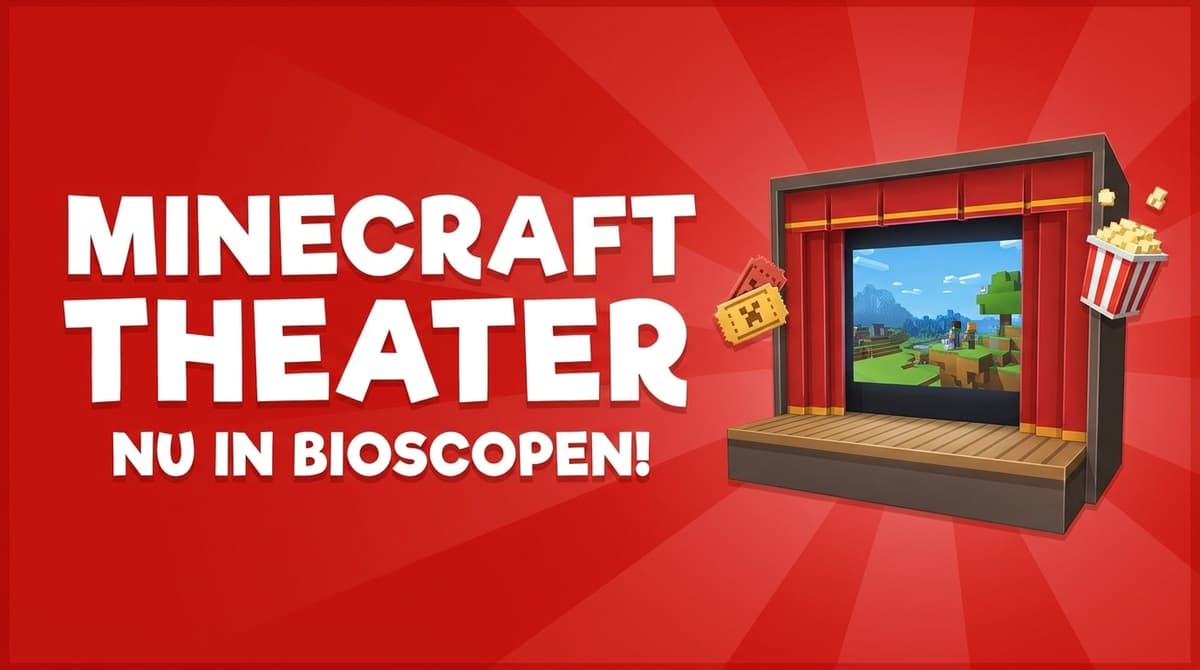 Minecraft als nieuwe attractie in Nederlandse theaters en bioscopen
