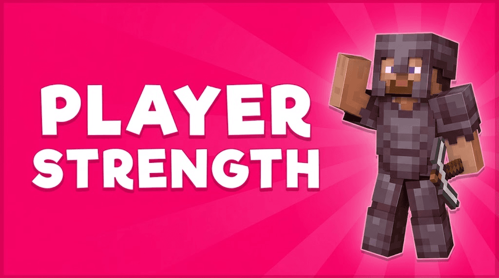 Hoe sterk is een Minecraft speler?